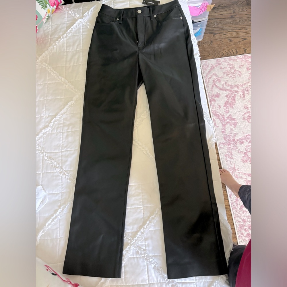 Express Faux leather slim pants